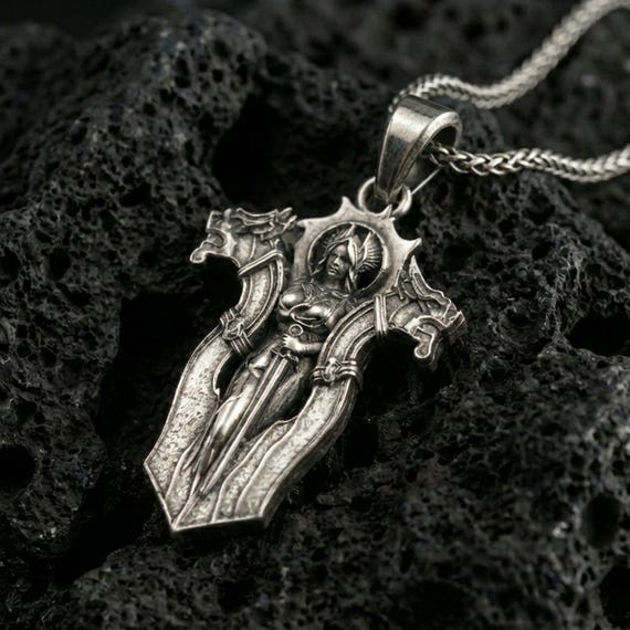 Freya Norse Goddess Pendant – Viking Freyja Jewelry, Nordic Fertility Protection Amulet, Sacred Feminine Necklace