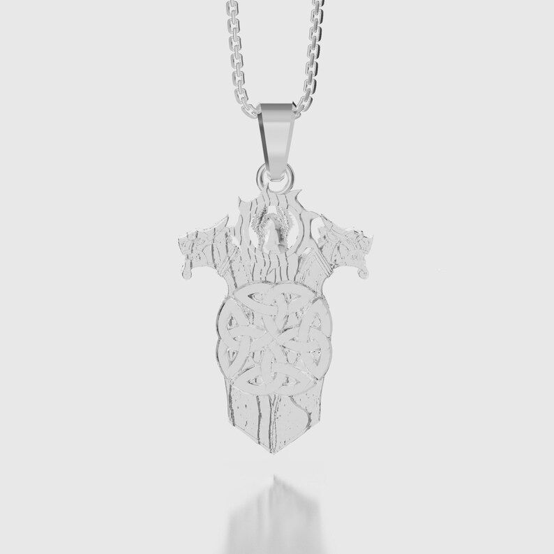 Silver Goddess Freya Charm Necklace Viking Jewelry Pagan Etsy