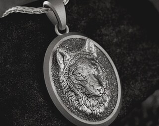 VENACOLY Collana Con Ciondolo Testa Di Cervo – Argento Sterling 925, Gioiello Per Amanti Della Natura