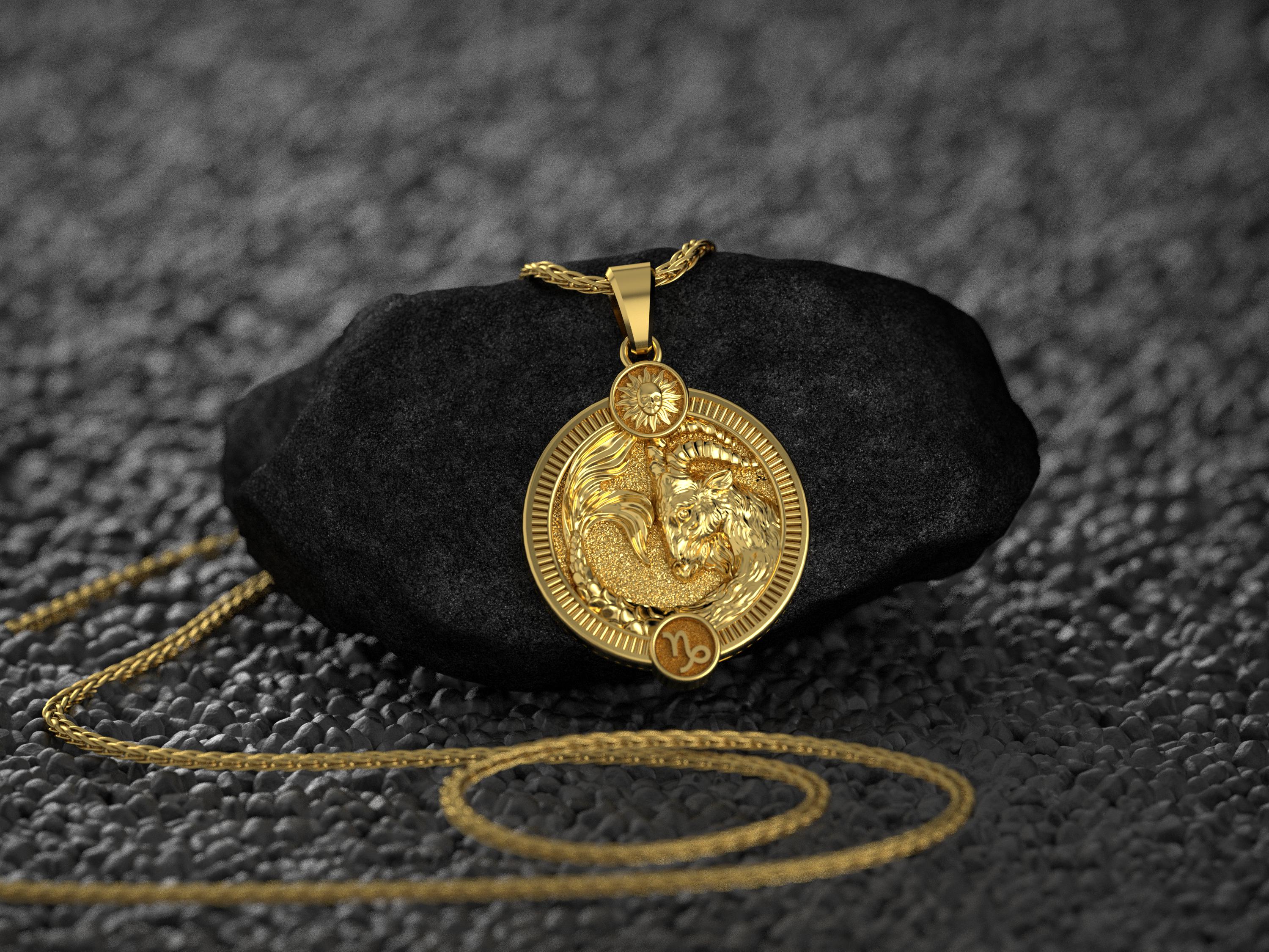 Collar De Plata De Ley 925 Con Signo Zodiacal De Capricornio Con Colgante De Signo De Estrella Para Cumpleaños Del 22 De Diciembre Al 19 De Enero De 24 Quilates Con