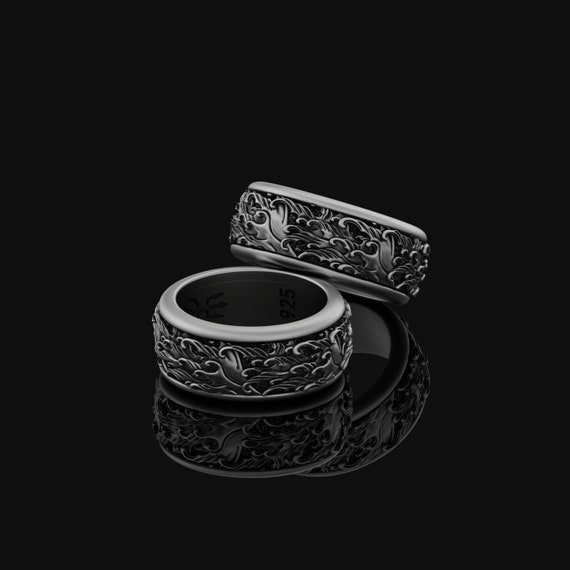 Elegant waves ring sale