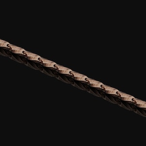 Oxidized Sterling Silver Greek Chain Bracelet, Men's Jewelry image 8