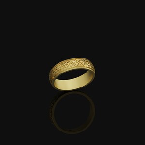 HIJONES Stainless Steel Celtic Knot Ring - Eternity Promise Band For Men & Women - View #3