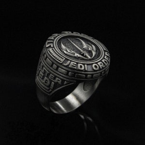 925 Silver New Jedi Order Ring Star Wars Geek Accessory Gift Jewelry Christmas, Anniversary Day, Valentine Gift Unisex Ring