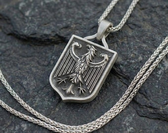 ドイツ連邦鷲ペンダント - ブンデザードラーネックレス - ドイツ国章