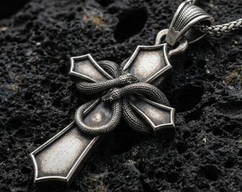 蛇の十字架ビニールステッカーデカール、オカルトシンボル - Etsy 日本
