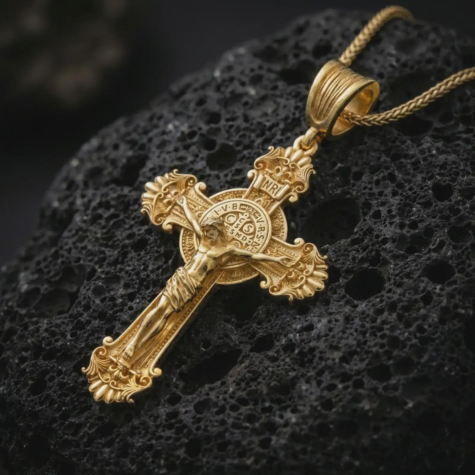 Collana Girocollo Con Croce In Cristallo Bohémien E Zirconi - Vintage E Religiosa, Ciondolo Crocifisso In Lega Di Zinco - Regalo Donna