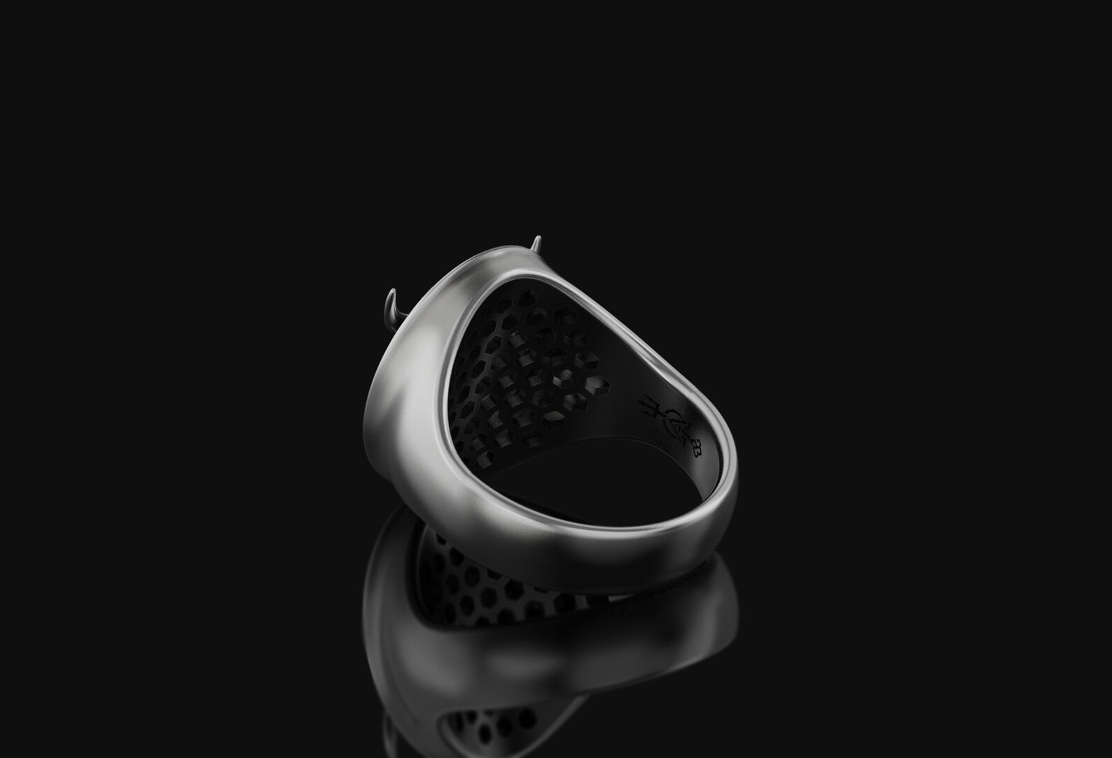 Bull Buffalo Ring Animal Jewelry Mens Accessory Husband Etsy