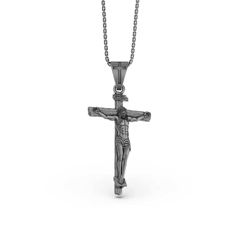 Inri Cross Necklace - Etsy