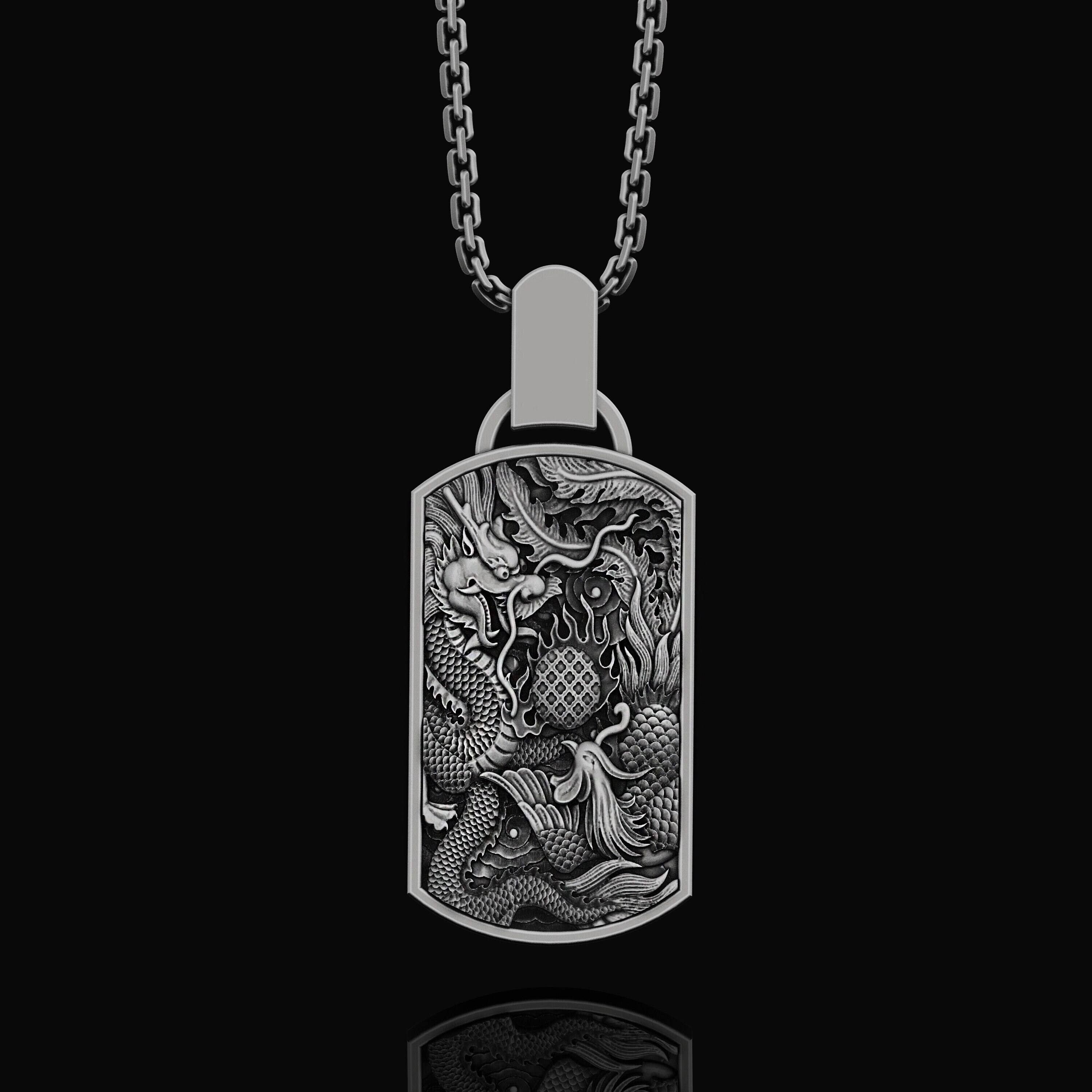 ★HARANG★ HR 335N_Silver Necklace Rada link sterling silver chain for women or men – Silver 0925