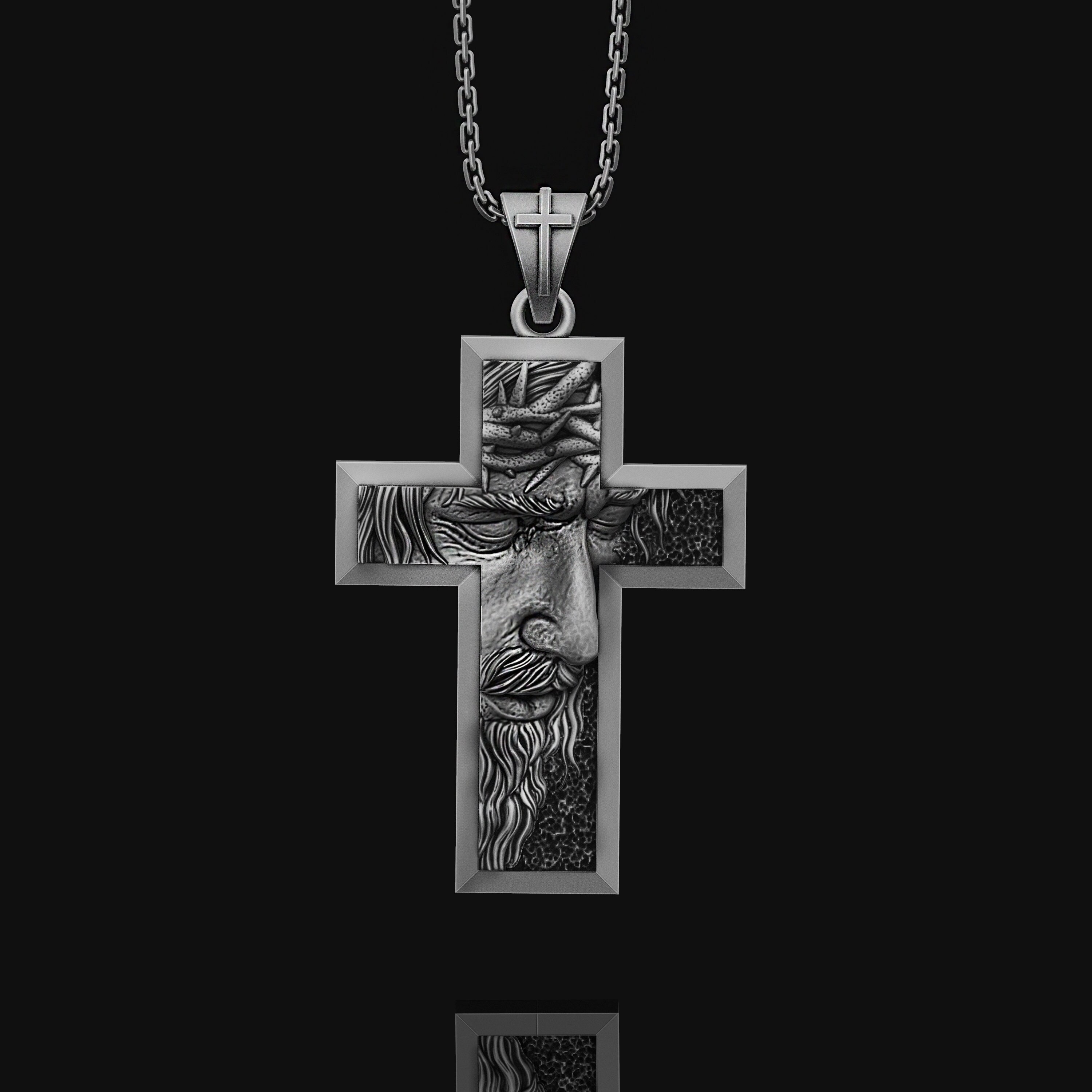 Cross Thorn Pendant - Etsy Cross Thorn Pendant - Etsy