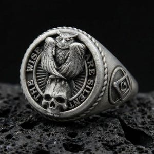 Vintage freemason rings - Etsy 日本