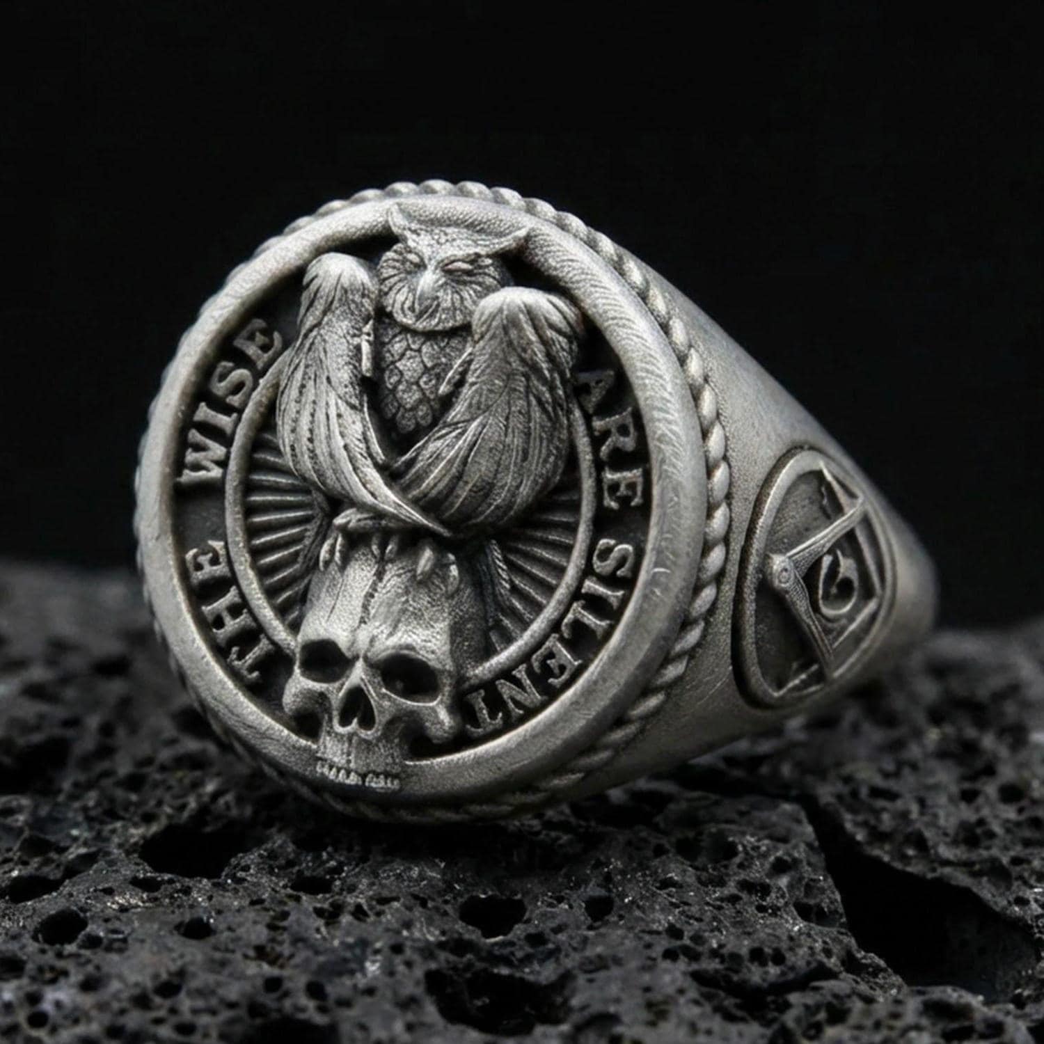 Vintage freemason rings - Etsy 日本