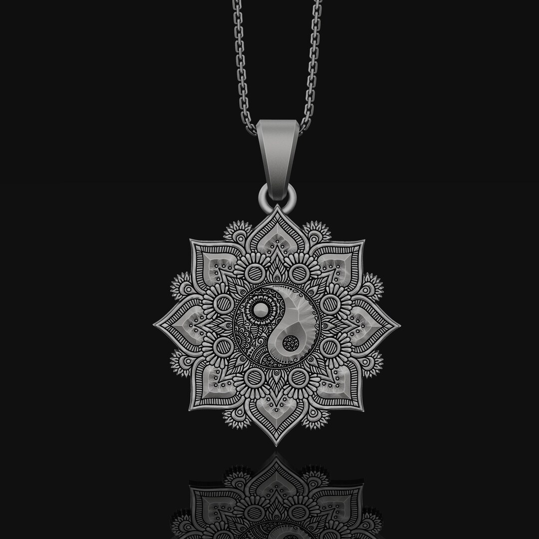 Yin Yang, Amulet, Yin Yang Pendant, Yin Yang Necklace, Talisman, Yin and Yang, Tree of Life