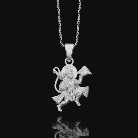 Hanuman silver chain best sale