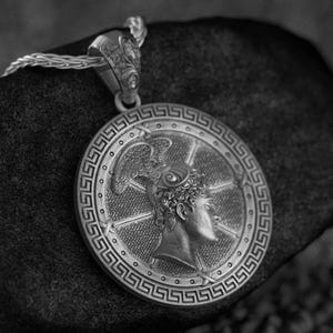 Perseus Pendant, Greek Myth Necklace, Medusa Slayer, Mythological Jewelry, Ancient Greece, Heroic Emblem, Gift for Him, Mythology Charm