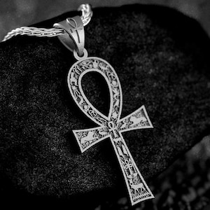 Ankh Cross Pendant – Ancient Egyptian - Key of Life Symbol Necklace for Men & Women