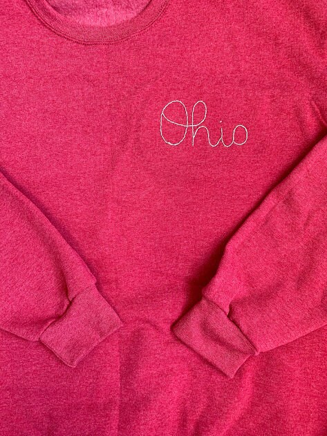 Sweat-shirt Victoria's Secret PINK Bling Ohio State OSU - Neuf Avec étiquettes - Taille Non Spécifiée