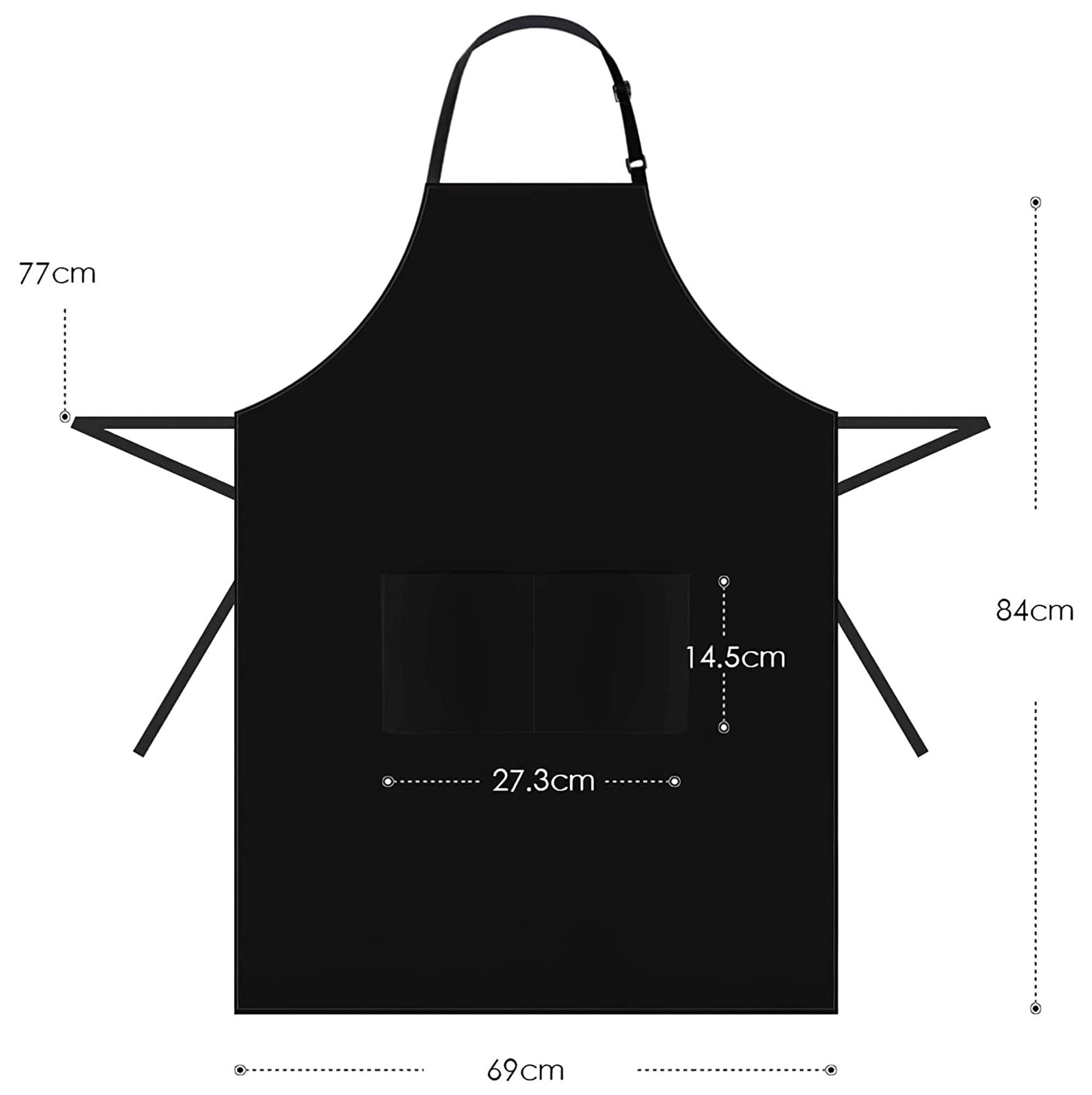 Personalised Black Apron With Pockets Master Baker Gifts Etsy UK