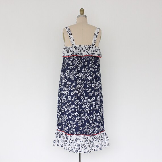 70s Daisy Smocked Midi Dress // Medium Vintage Di… - image 8