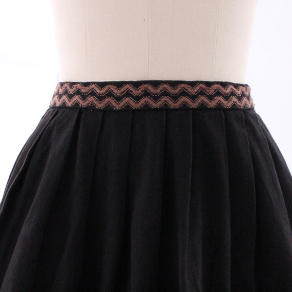 50s Guatemalan Embroidered Circle Skirt XS Small … - image 6