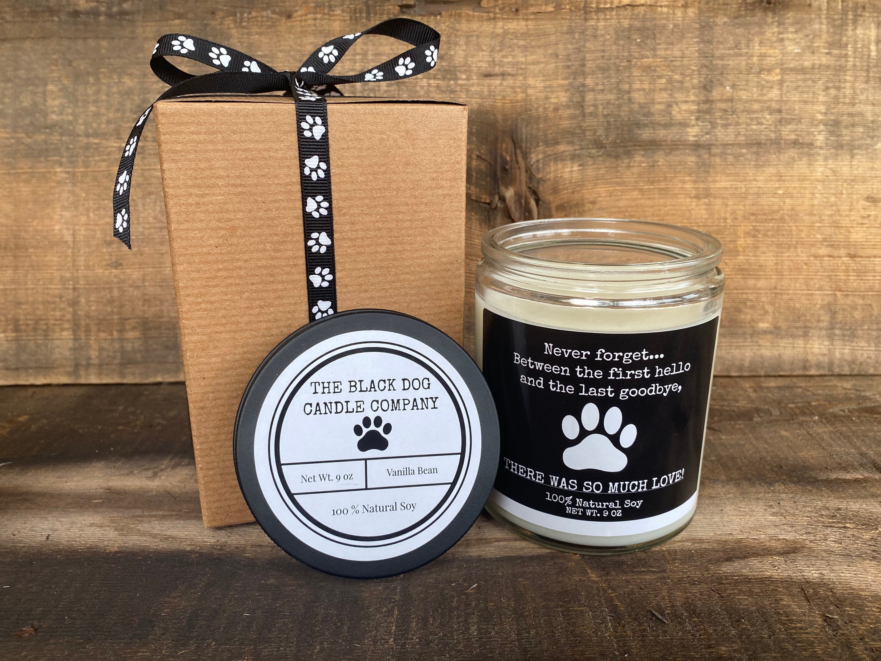 Pet loss candle loss of a dog gift scented candle soy Etsy