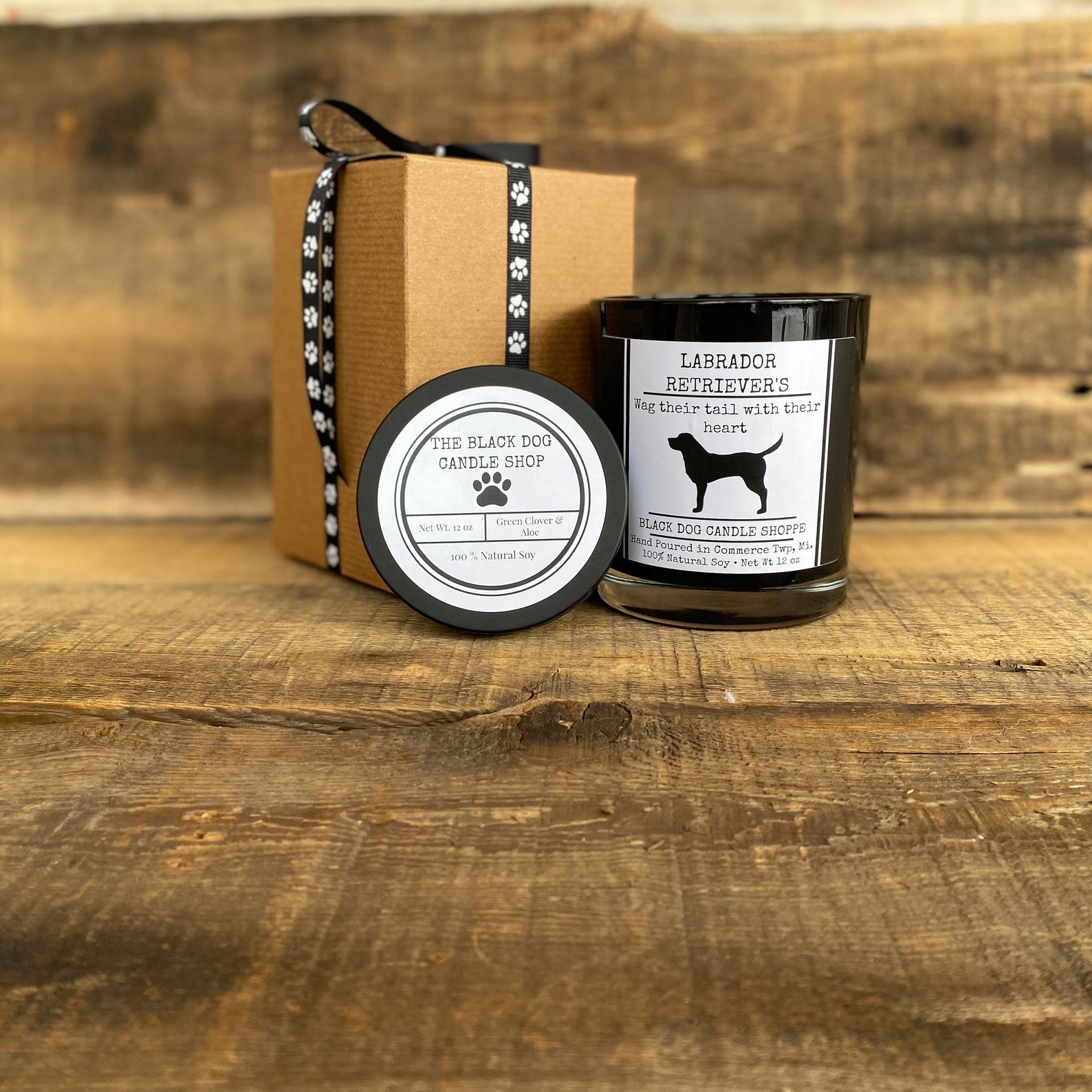 Labrador Candle black lab candle yellow lab candle Etsy