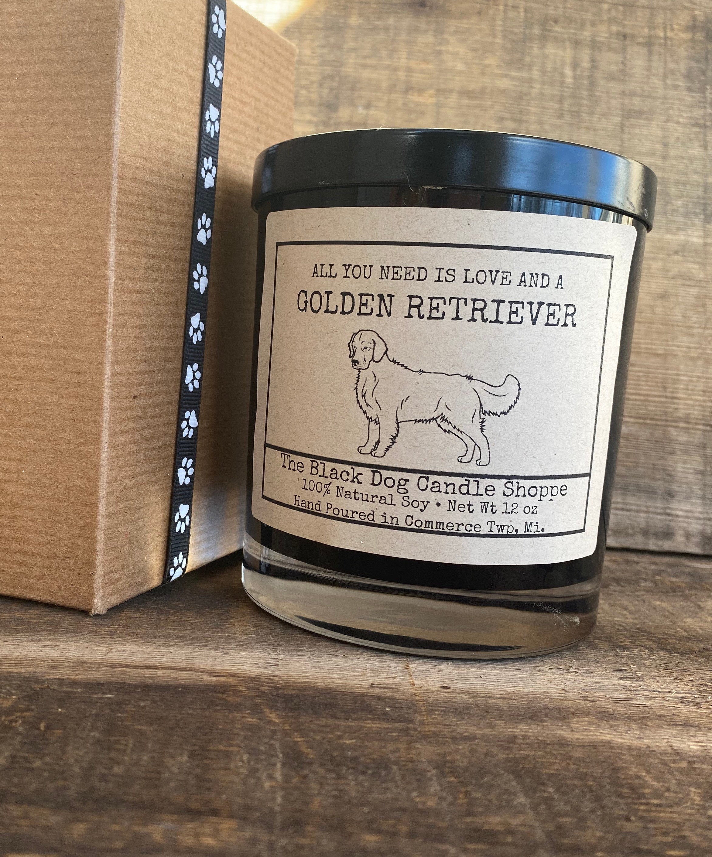 Golden Retriever Candle youre golden candle candle for dog Etsy