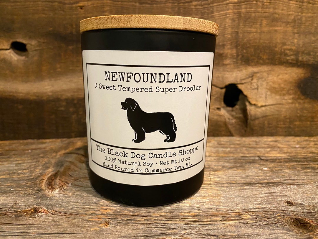 Newfoundland Candle, Gift for Newfoundland Lover, Dog Themed Candles Etsy