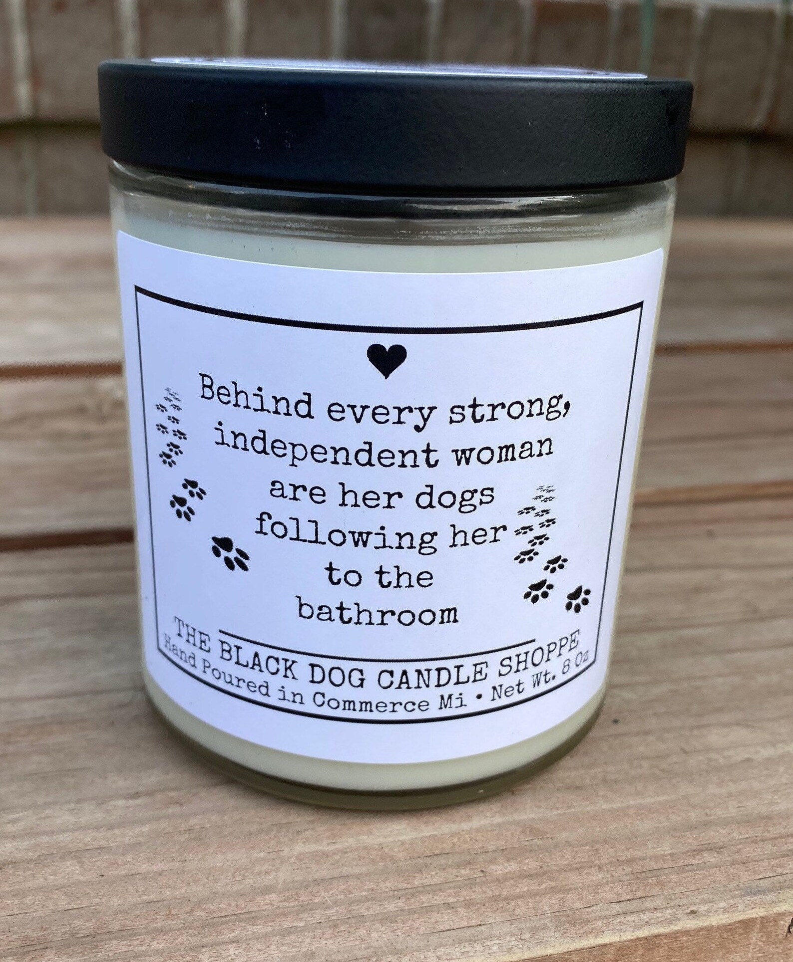 Fun dog candle funny dog candle great dog gift Etsy