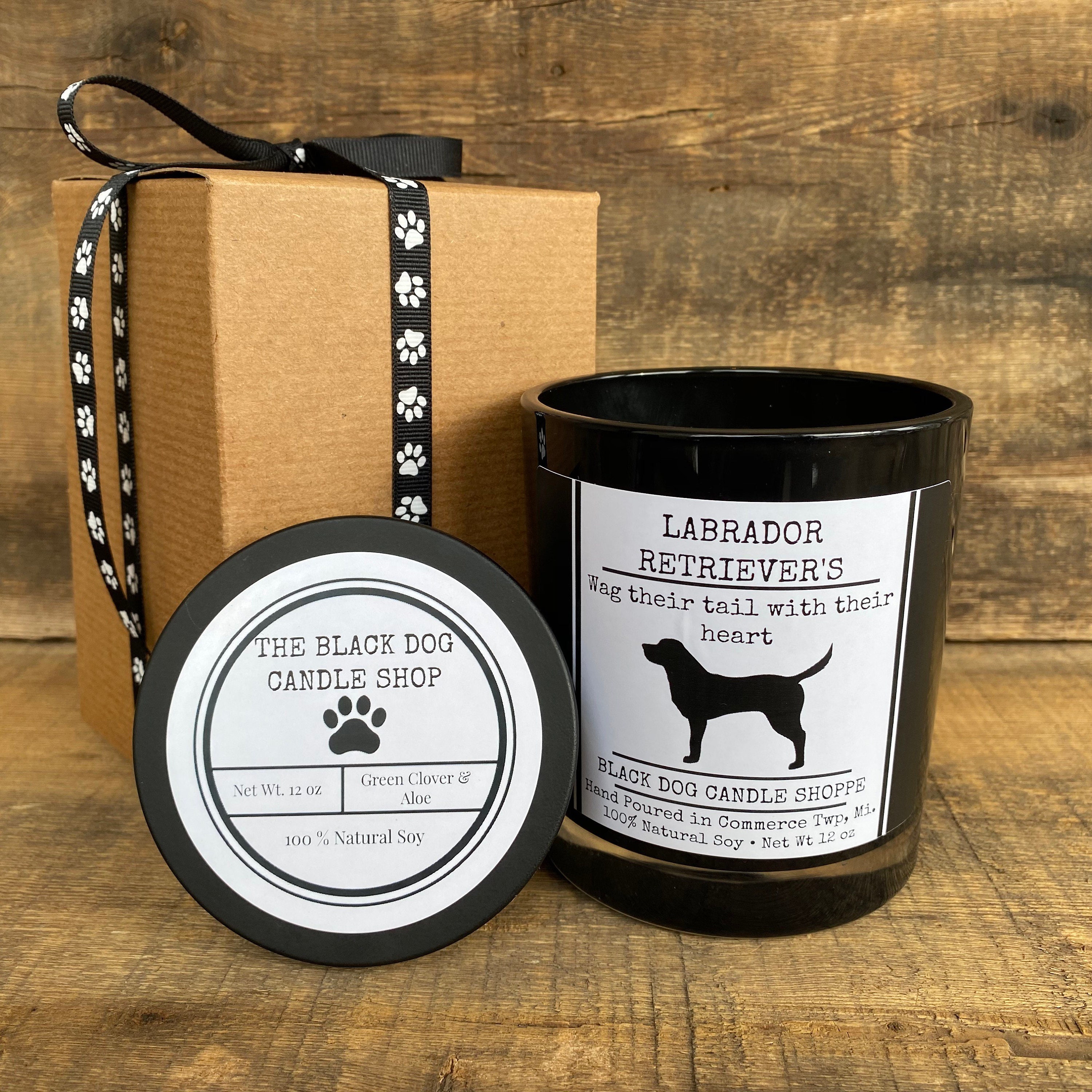 Labrador Candle black lab candle yellow lab candle Etsy