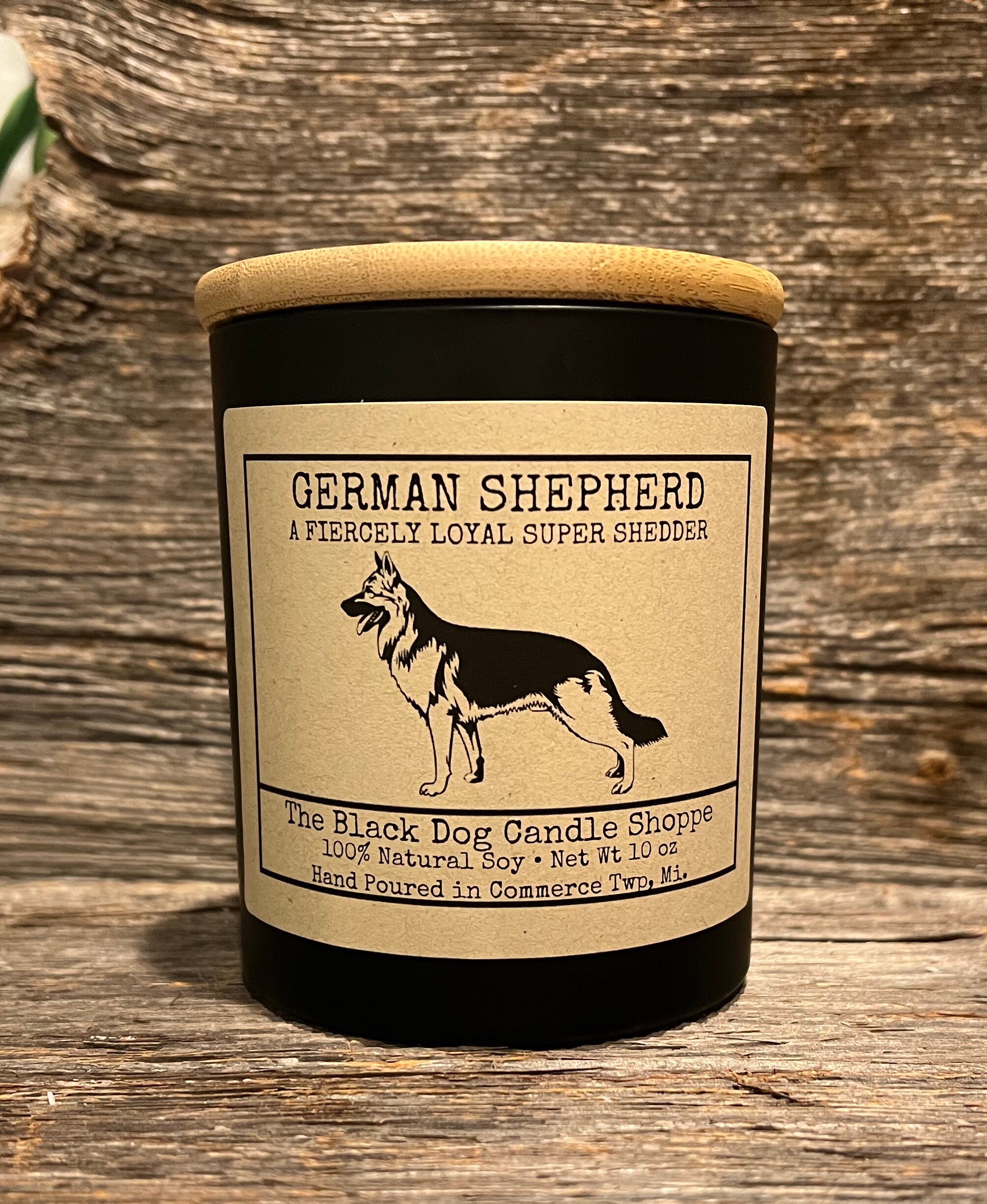 German Shepherd Candle German Shepherd Themed Candle Gift Etsy