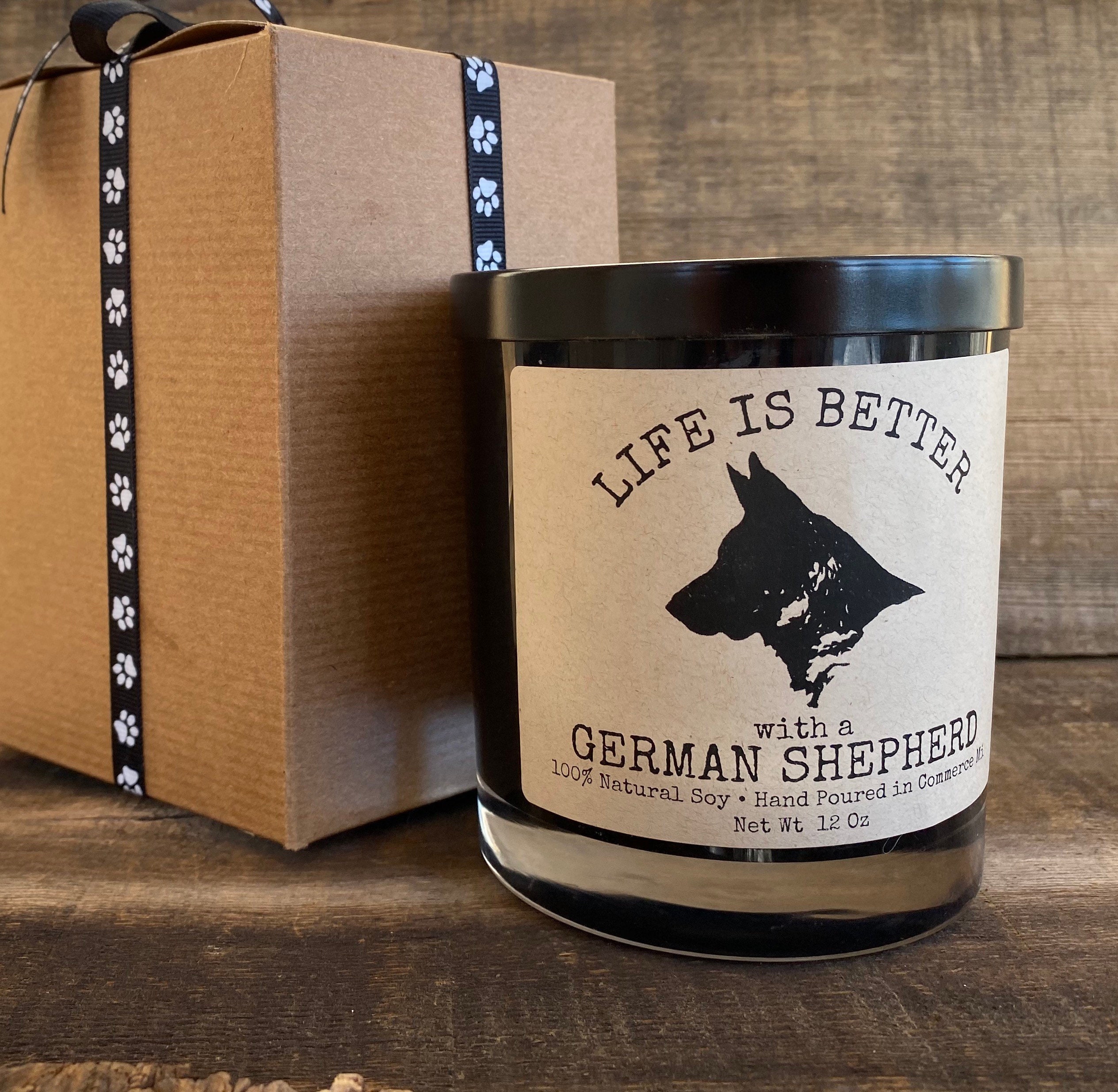 German Shepherd candle German Shepherd gift gift for German Etsy