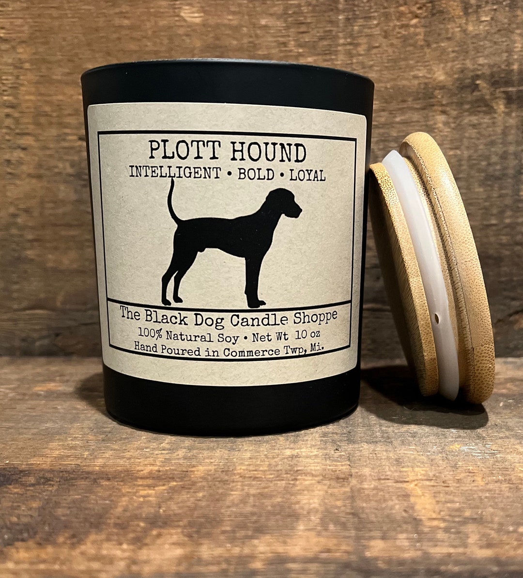 Plott Hound, Dog Themed Candle, Dog Breed Candle, Soy Candle
