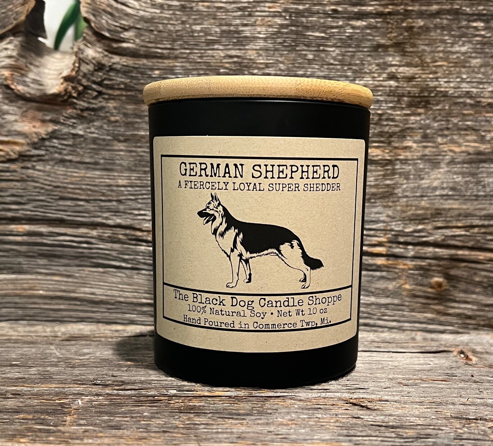 German Shepherd Candle German Shepherd Themed Candle Gift Etsy