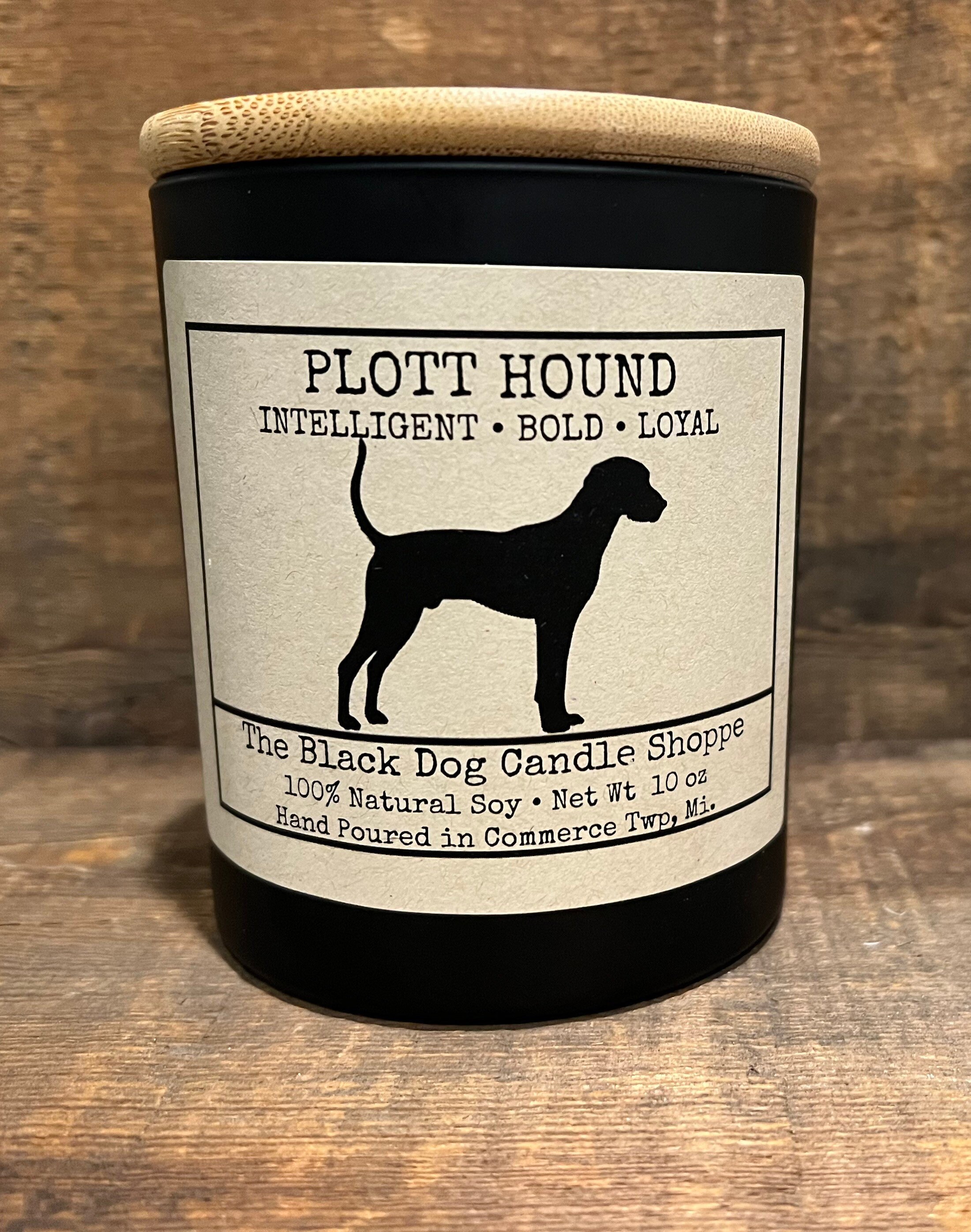Plott Hound Dog Themed Candle Dog Breed Candle Soy Candle Etsy