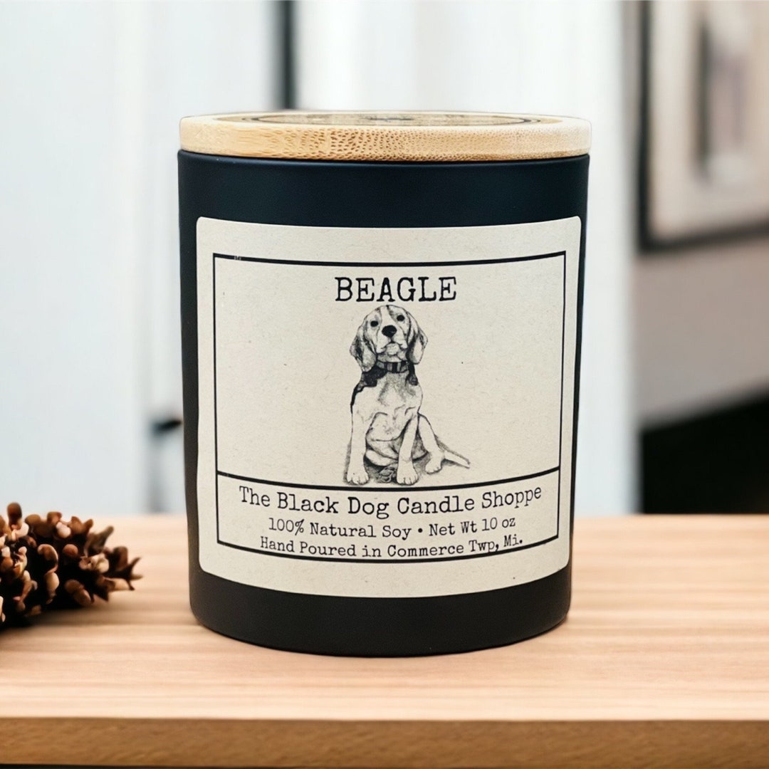 Beagle Breed Dog Candle, Beagle Lover Gift, Dog Themed Candle, Beagle