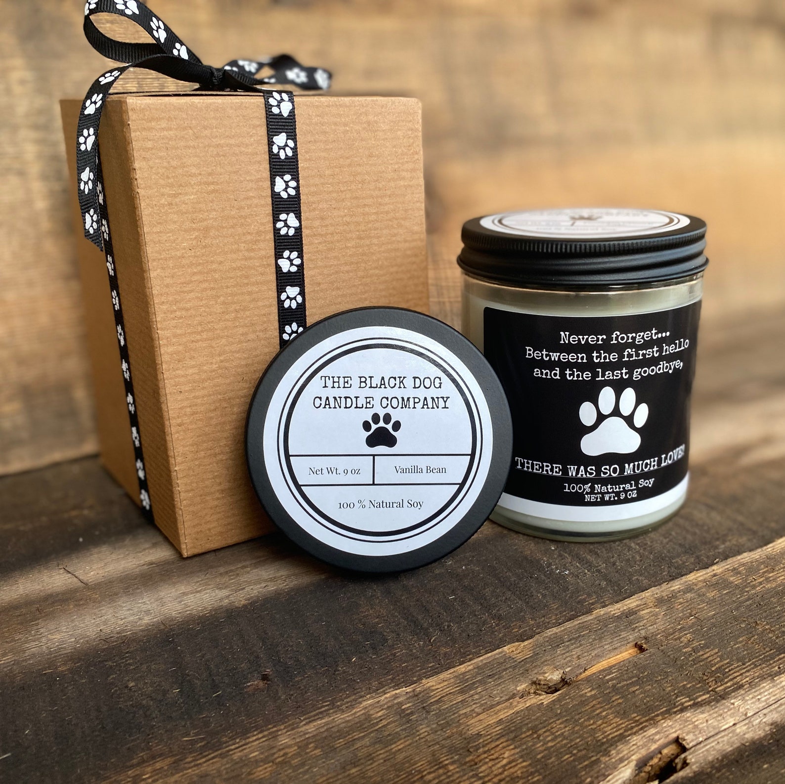 Pet loss candle loss of a dog gift scented candle soy Etsy