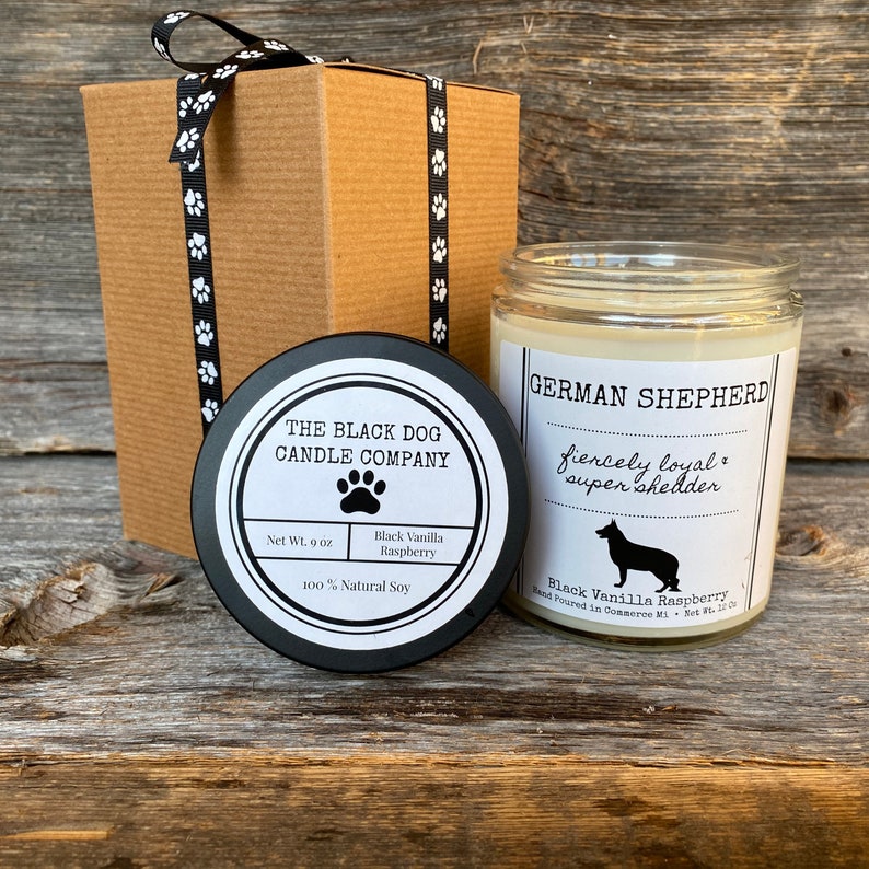 German Shepherd Candle German Shepherd Gift Gift for German Etsy