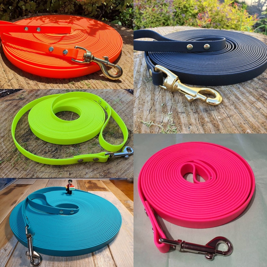 Biothane Dog Tracking Long Line and Lead 16mm New Colours Etsy