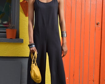 Summer Jumpsuit - Sleeveless Romper - Women's Summer Fashion - Women's Rompers - Sustainable Clothing