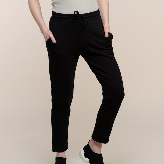 Women's Straight Jogger Women's Black Joggers Black Jogger Pants  Sustainable Sweatpants Eco-friendly Joggers -  Canada