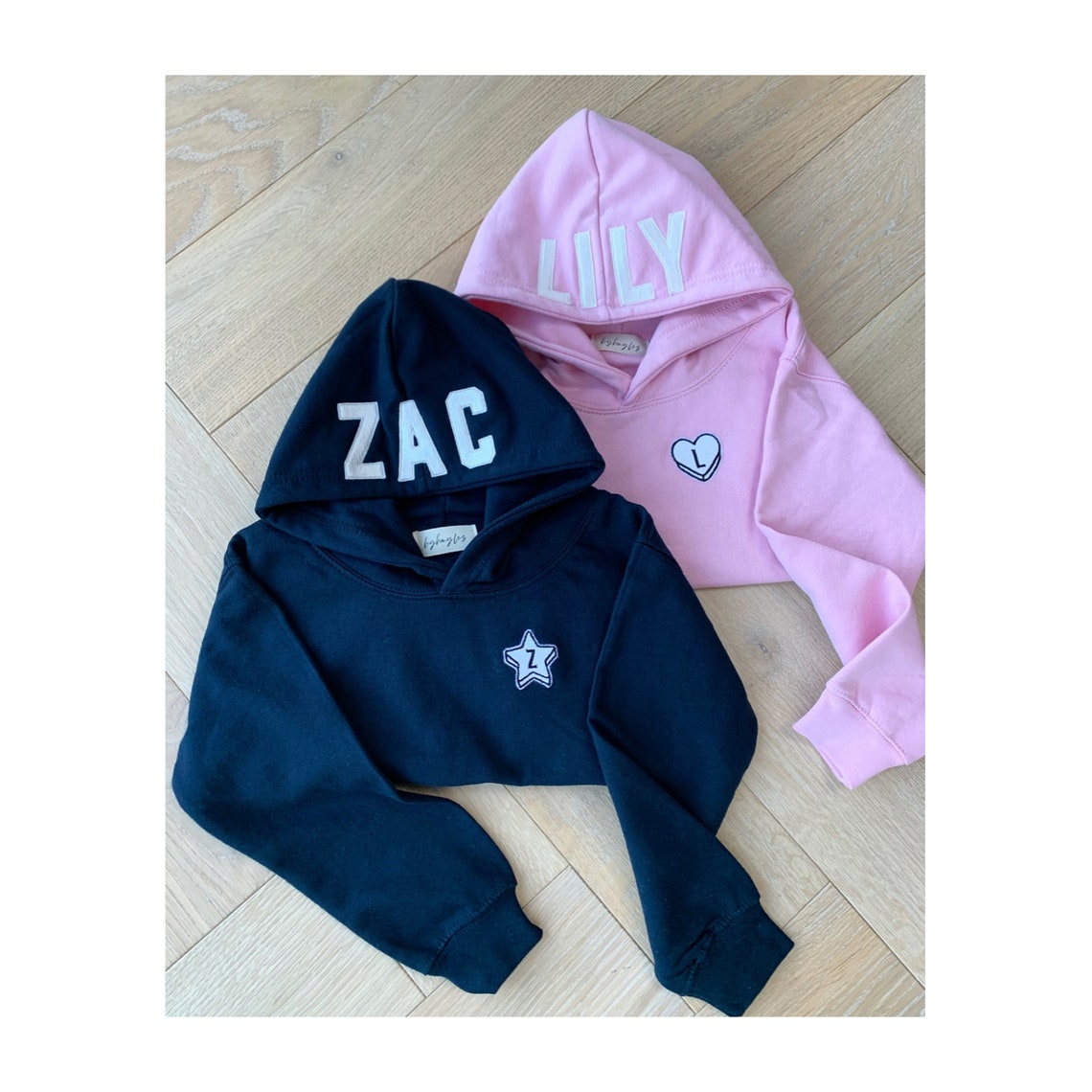 ADULTS Letter Patch Personalised Hoodie Sizes XS XL Add Etsy