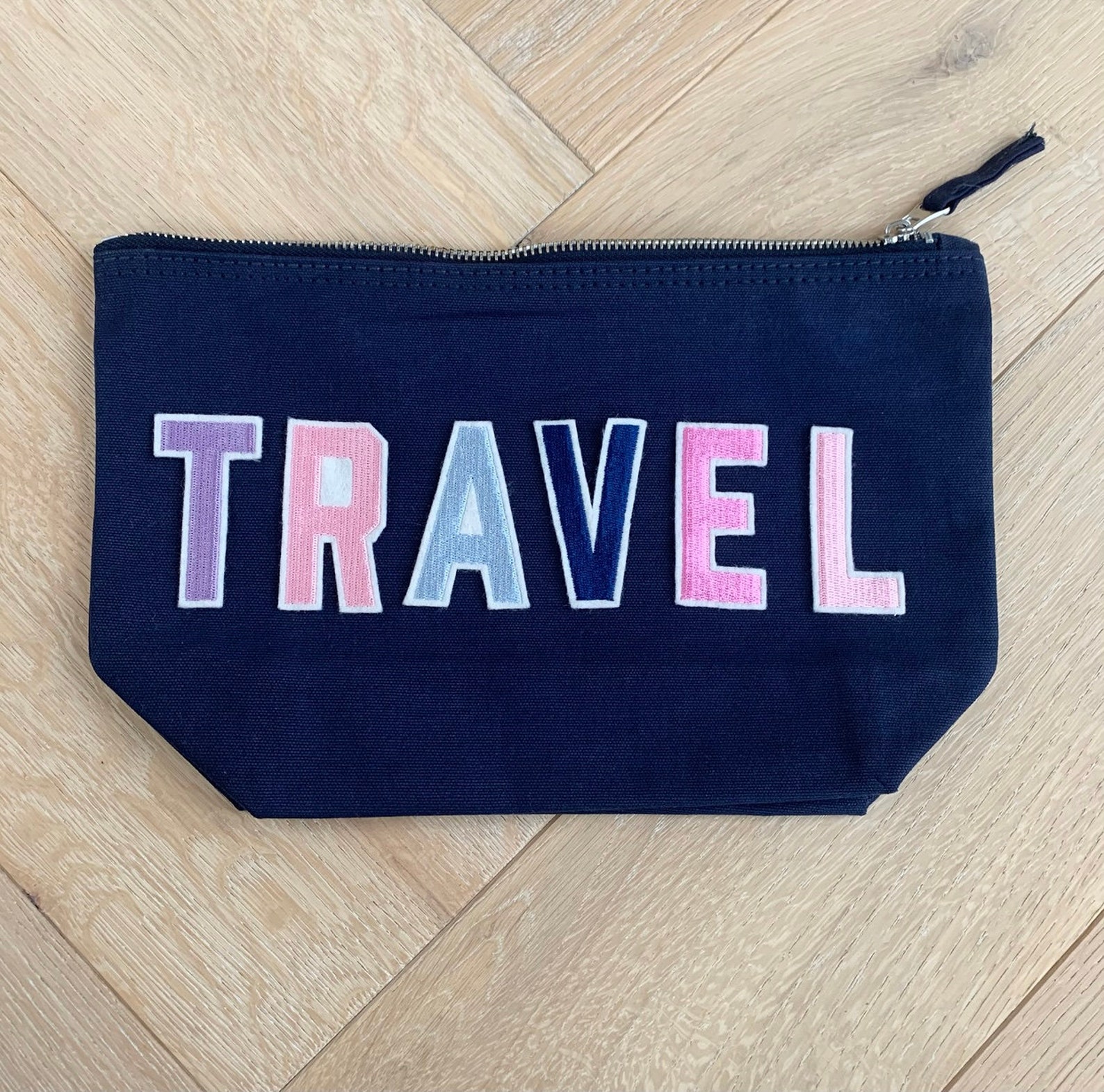 The Letter Patch Medium Pouch / Custom made bag/ Personalised Etsy