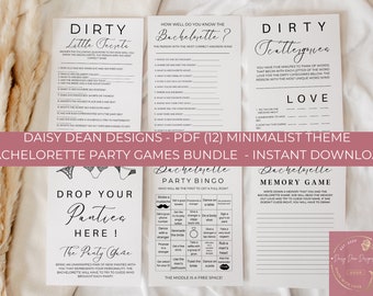 Bachelorette Party Games Printable, Bachelorette Games Printable, Printable Bachelorette Games, Bachelorette Bundle Party Games, Download