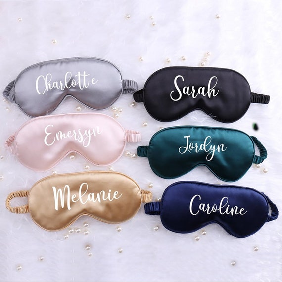 Personalized Custom Sleep Masks bridesmaids gift gift for Etsy