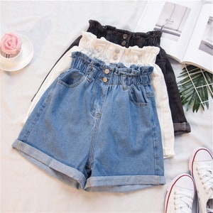 Denim Shorts High Waist Shorts Women 
