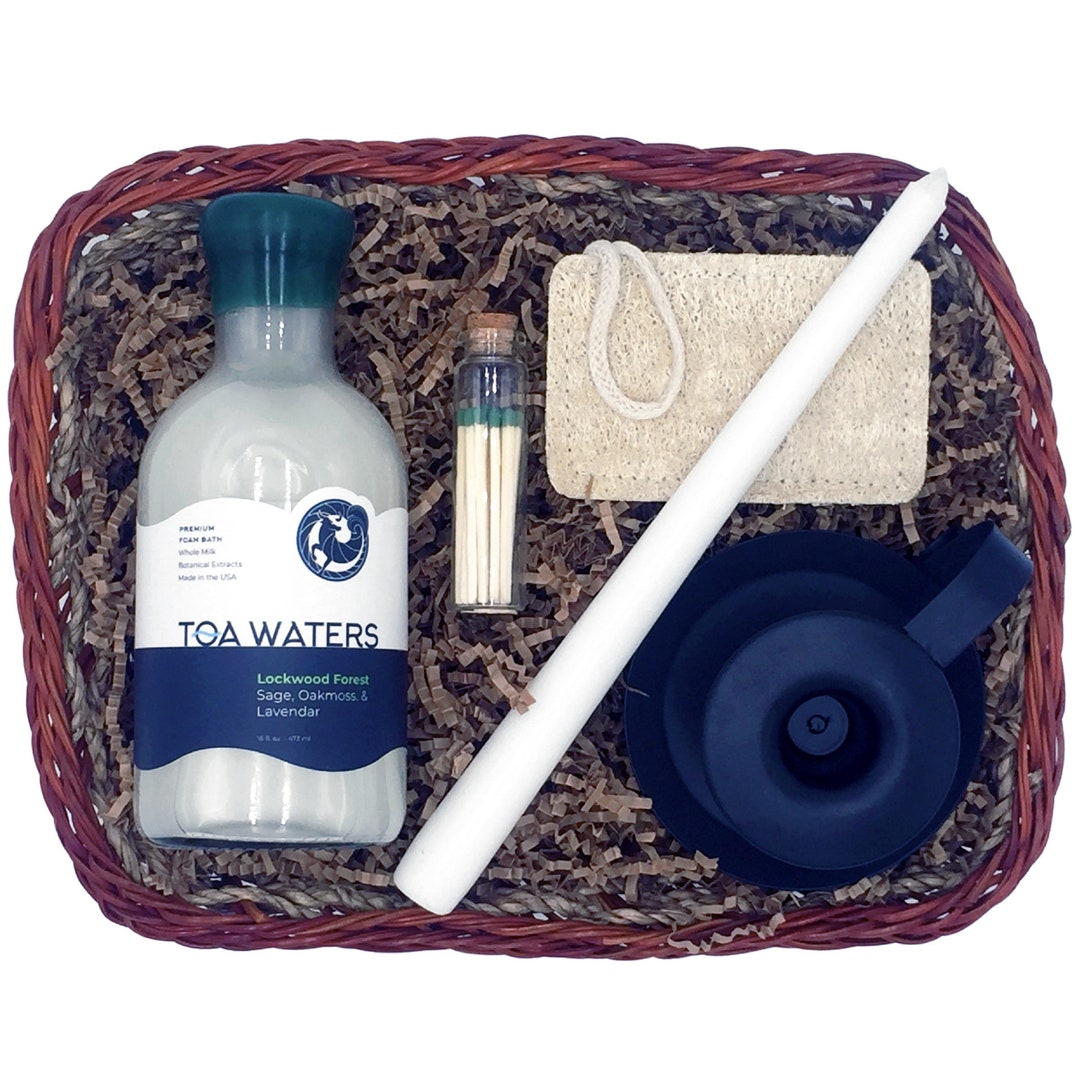 Spa Bubble Bath Gift Set for Men and Women Organic Locally Owned ...