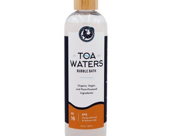 Apis Bubble Bath - Honey Almond and Volcanic Ash - TOA Waters - 12 oz