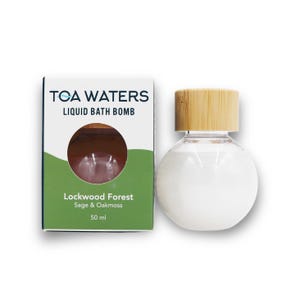 Lockwood Forest Liquid Bath Bomb - Sage, Oakmoss, and Lavender - TOA Waters - 50 ml